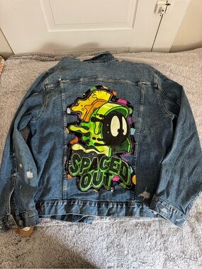 Custom Upcycled Jean Jacket